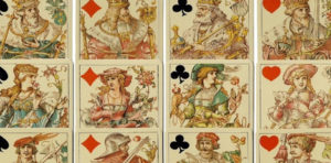 Колода «Französische Spiel-Karte» (или другое название в переиздании "Luxus Skatkarten") – одна из самых красивых колод за всю историю их производства.