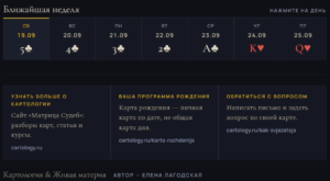Карта дня 19-09-2026